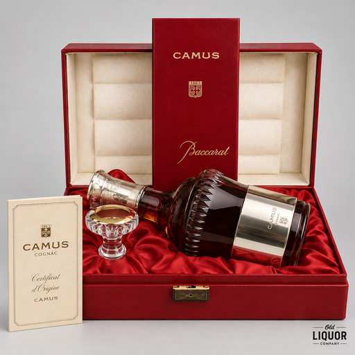 Camus Silver Baccarat Crystal Cognac Decanter (1978-1983)